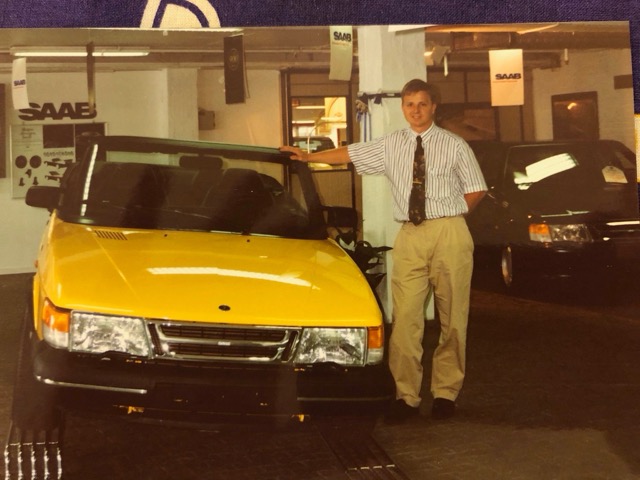 Roy Arne med Saab fra bilbransjen